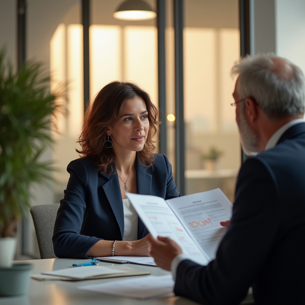 Employee participating in a social rights learning session